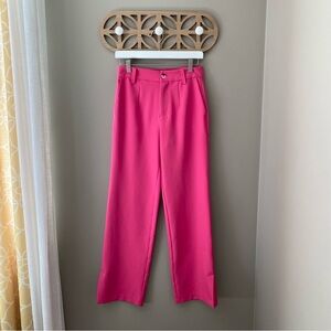 Sanctuary High Rise Wide Leg Pants Pink Sz 25